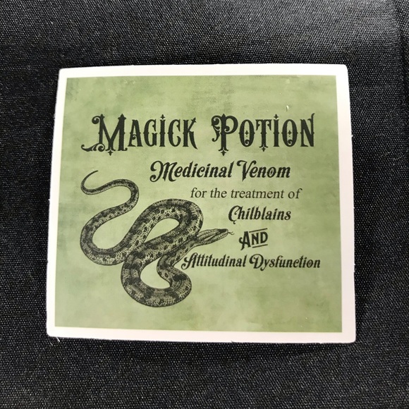 Magick Potion witchy Sorceress Supreme Potion B0ttle Label Sticker - Picture 4 of 7